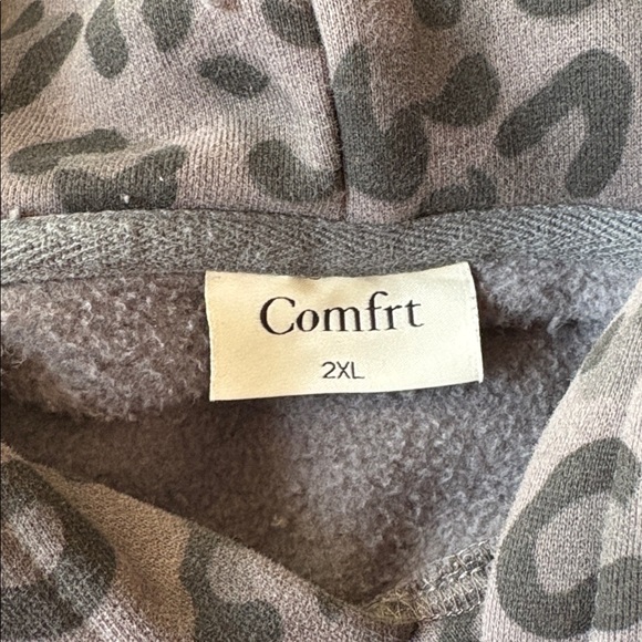 Comfrt Minimalist SET Sweat-Suit Hoodie Sweatpants Unisex 2XL Panther Grey - Picture 8 of 12